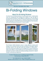 Sliding and Folding Windows