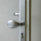 Lever-pad handles - silver