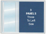 3 Panel Patio to Left