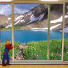 Large panel patio doors.