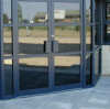 Blue Commercial with Aluminium Roof.
