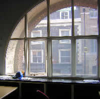 secondary curved glazing