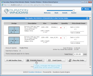 New Secondary Glazing Online Estimator